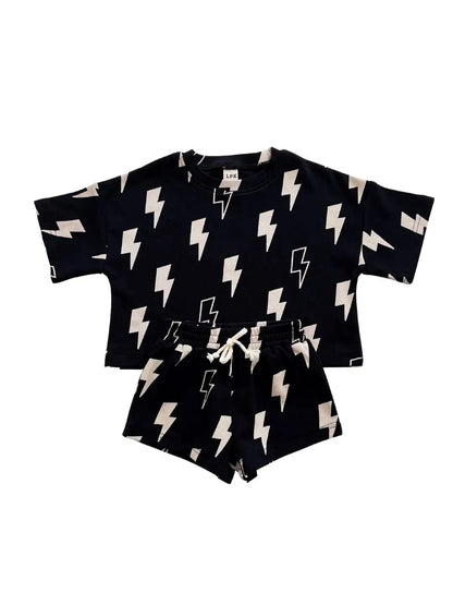 LPK Black Bolts Short Set