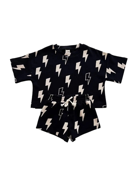 LPK Black Bolts Short Set