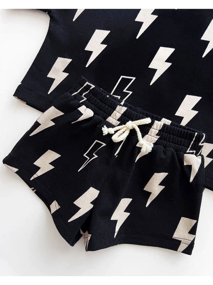 LPK Black Bolts Short Set